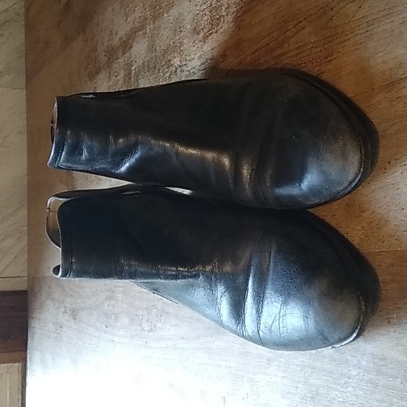 Geox black leather ankle boots - Picture 4 of 6